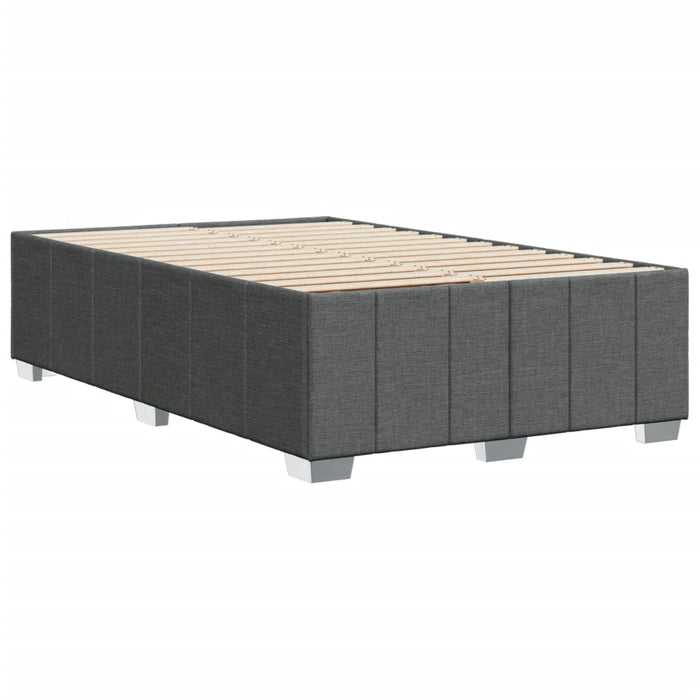 Cadru de pat fără saltea gri închis 120x190 cm țesătură WALTI
