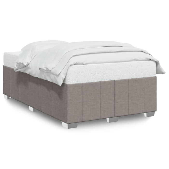 Cadru de pat fără saltea Taupe 120x190 cm țesătură - WALTI WALTI