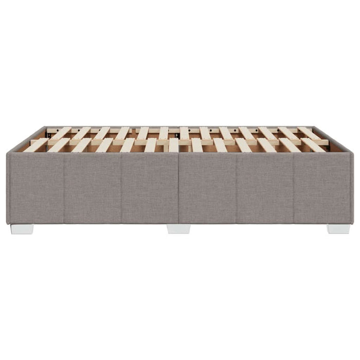 Cadru de pat fără saltea Taupe 120x190 cm țesătură - WALTI WALTI
