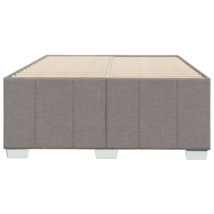 Cadru de pat fără saltea, gri taupe, 120x200 cm, textil - WALTI WALTI