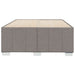 Cadru de pat fără saltea, gri taupe, 120x200 cm, textil - WALTI WALTI