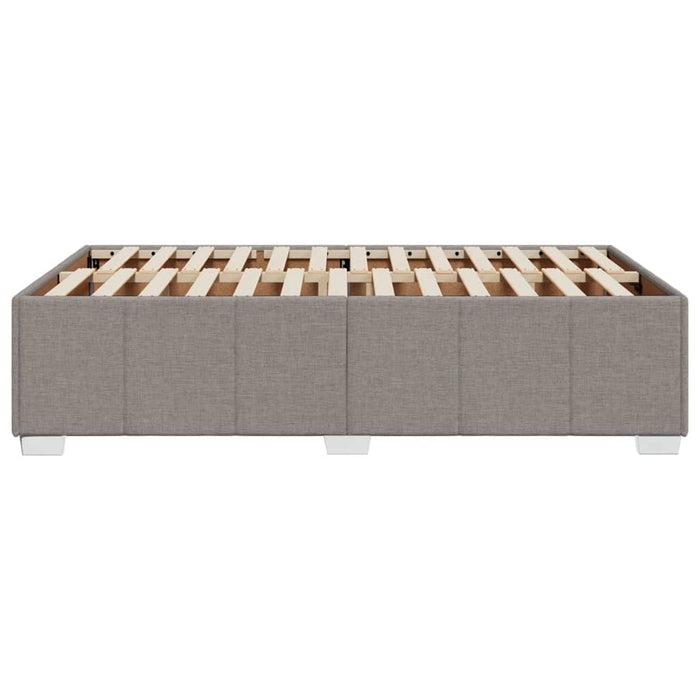 Cadru de pat fără saltea, gri taupe, 120x200 cm, textil - WALTI WALTI
