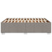 Cadru de pat fără saltea, gri taupe, 140x190 cm, textil - WALTI WALTI