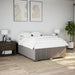 Cadru de pat fără saltea, gri taupe, 140x190 cm, textil - WALTI WALTI
