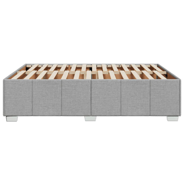 Cadru de pat fără saltea, gri deschis, 140x200 cm, textil - WALTI WALTI