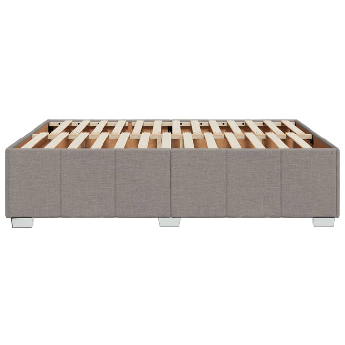 Cadru de pat fără saltea, gri taupe, 140x200 cm, textil - WALTI WALTI