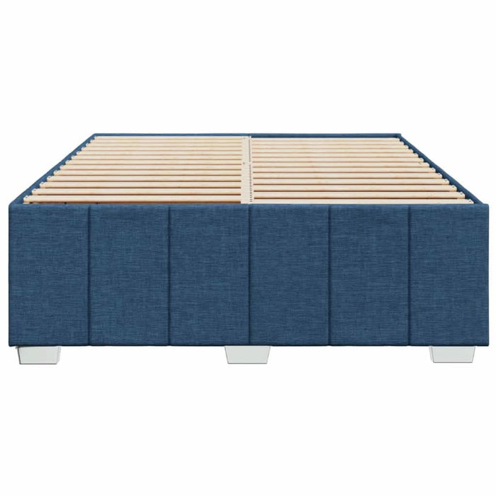 Cadru de pat fără saltea, albastru, 140x200 cm, textil - WALTI WALTI