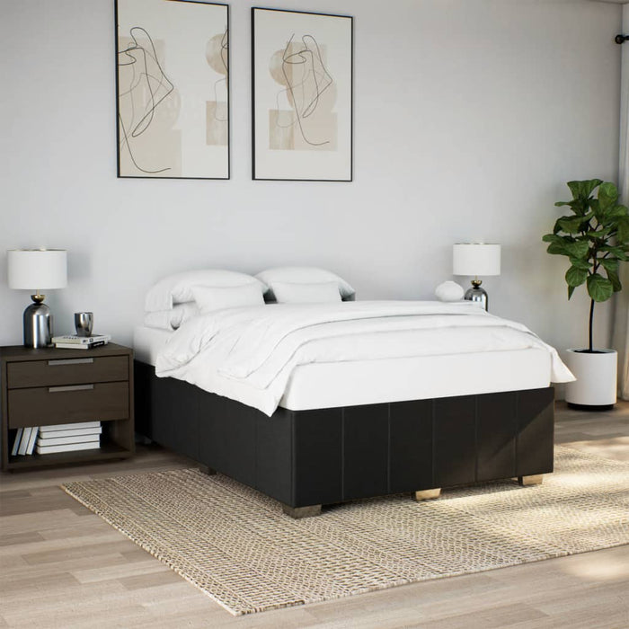 Cadru de pat fără saltea, negru, 160x200 cm, textil - WALTI WALTI