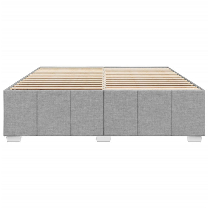 Cadru de pat fără saltea, gri deschis, 180x200 cm, textil - WALTI WALTI