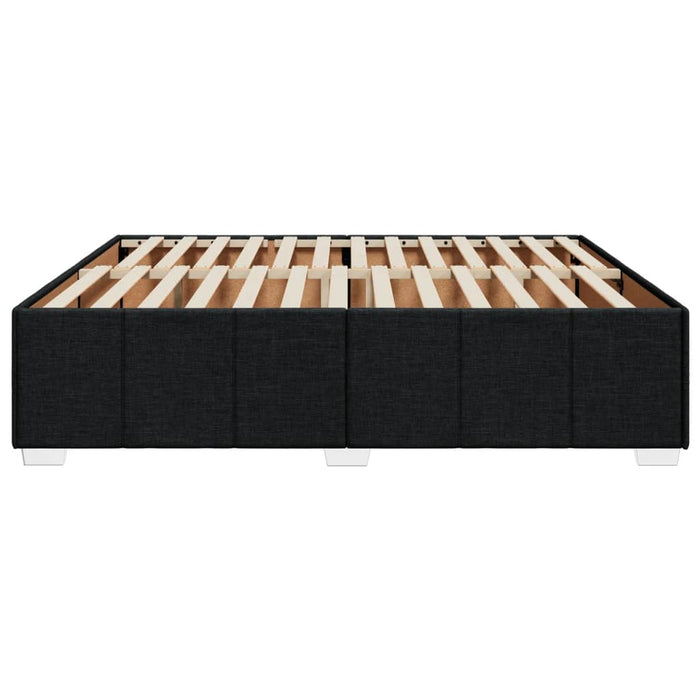 Cadru de pat fără saltea, negru, 180x200 cm, textil - WALTI WALTI