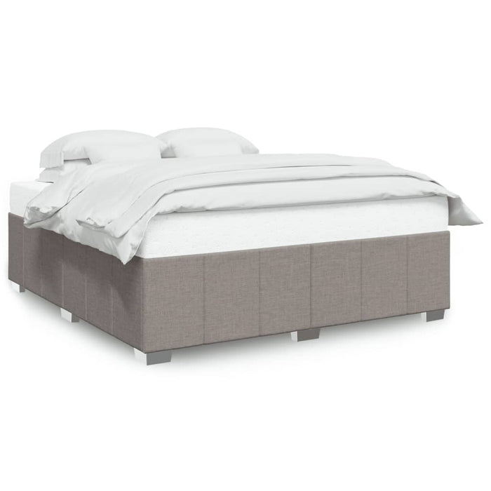 Cadru de pat fără saltea, gri taupe, 180x200 cm, textil - WALTI WALTI