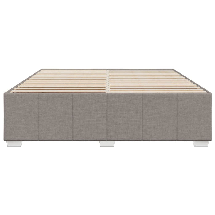Cadru de pat fără saltea, gri taupe, 180x200 cm, textil - WALTI WALTI
