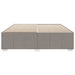 Cadru de pat fără saltea, gri taupe, 180x200 cm, textil - WALTI WALTI