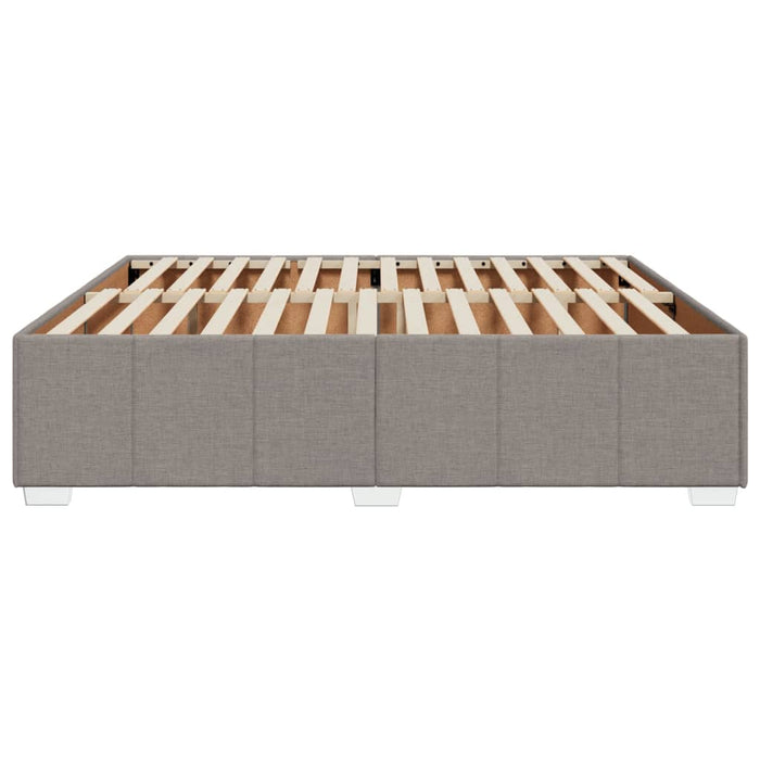 Cadru de pat fără saltea, gri taupe, 180x200 cm, textil - WALTI WALTI