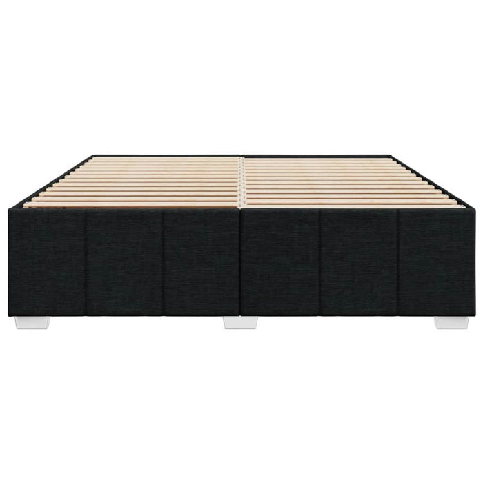 Cadru de pat fără saltea, negru, 200x200 cm, textil - WALTI WALTI