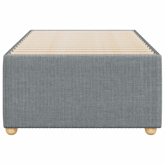 Cadru de pat fără saltea, gri deschis, 80x200 cm, textil - WALTI WALTI