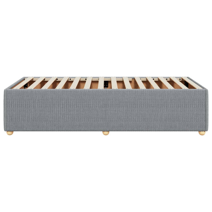 Cadru de pat fără saltea, gri deschis, 80x200 cm, textil - WALTI WALTI