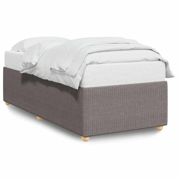 Cadru de pat fără saltea Taupe 80x200 cm țesătură - WALTI WALTI