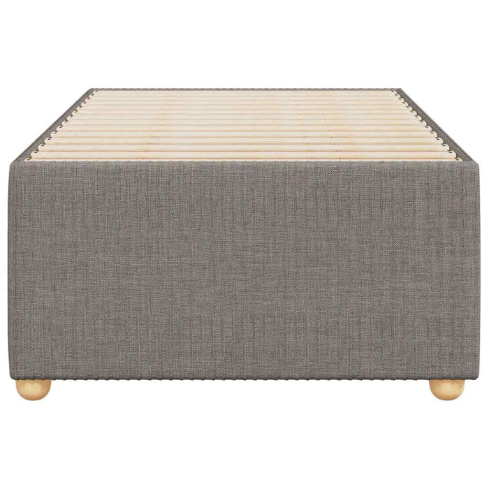 Cadru de pat fără saltea Taupe 80x200 cm țesătură - WALTI WALTI