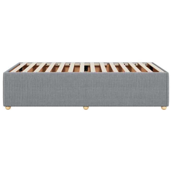 Cadru de pat fără saltea, gri deschis, 90x190 cm, textil - WALTI WALTI