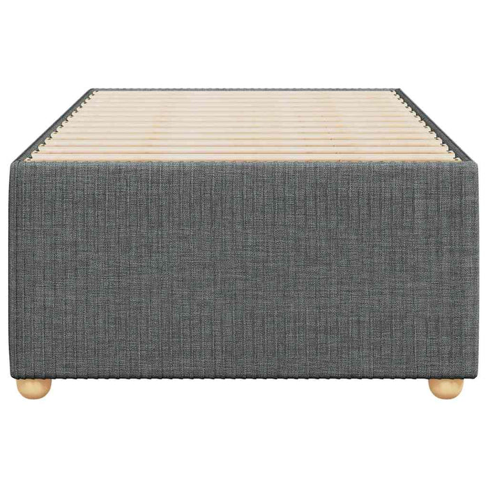 Cadru de pat fără saltea, gri închis, 90x190 cm, textil - WALTI WALTI