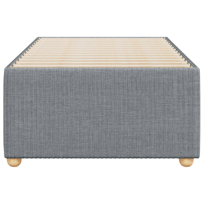 Cadru de pat fără saltea, gri deschis, 90x200 cm, textil - WALTI WALTI