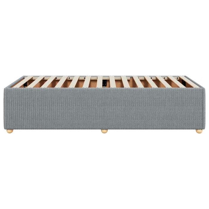 Cadru de pat fără saltea, gri deschis, 90x200 cm, textil - WALTI WALTI