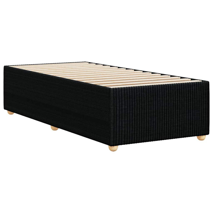 Cadru pat fără saltea țesătură neagră 90x200 cm - WALTI WALTI