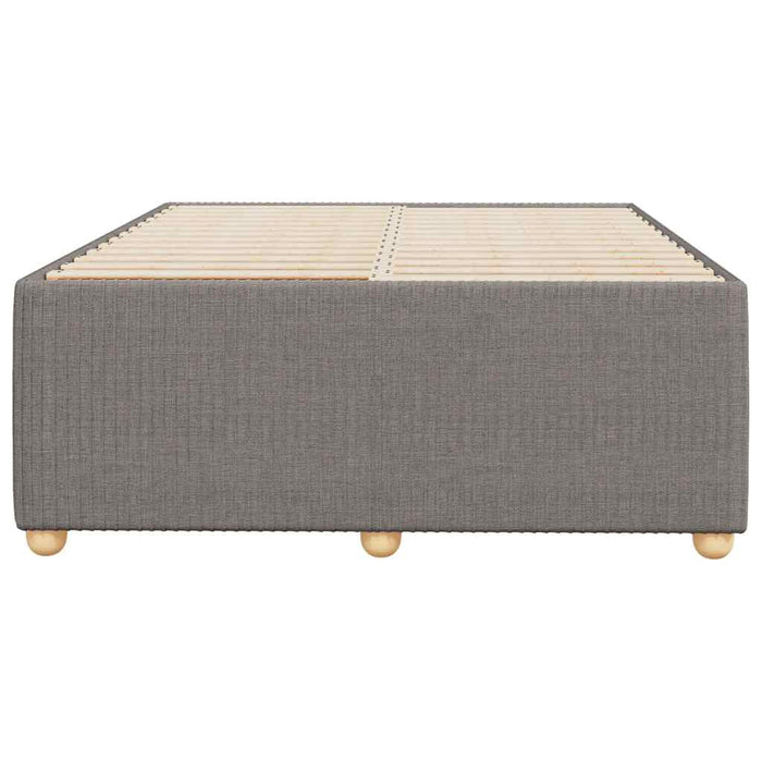 Cadru de pat fără saltea Taupe 120x190 cm țesătură - WALTI WALTI