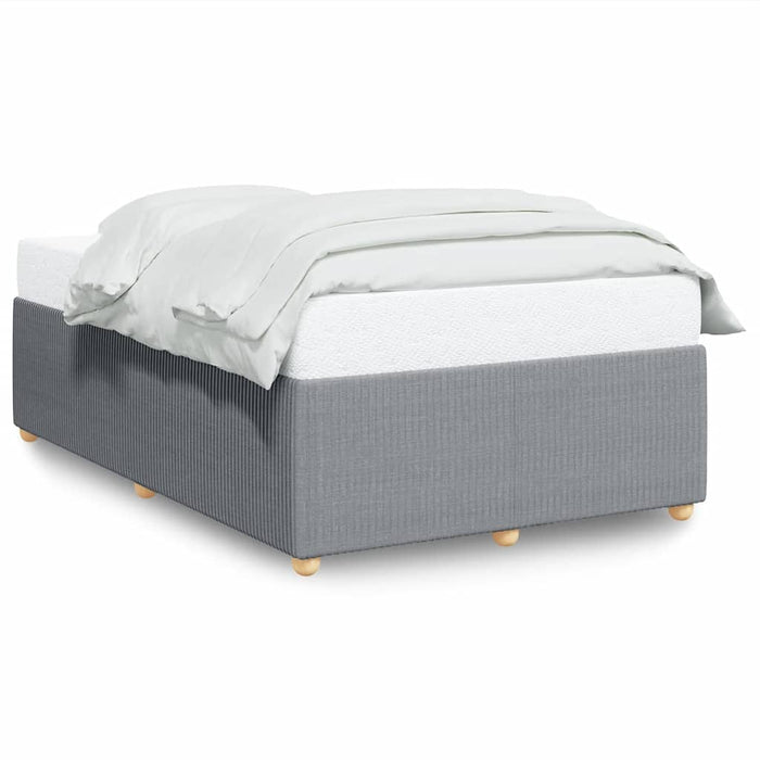 Cadru de pat fără saltea, gri deschis, 120x200 cm, textil - WALTI WALTI