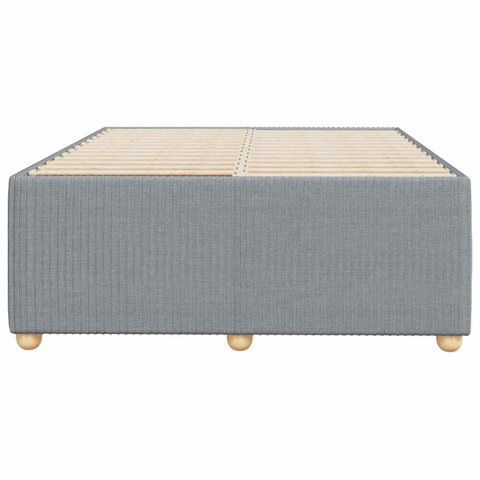 Cadru de pat fără saltea, gri deschis, 120x200 cm, textil - WALTI WALTI
