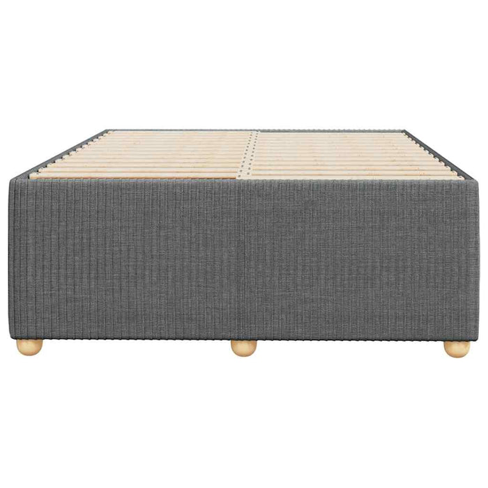 Cadru de pat fără saltea, gri închis, 120x200 cm, textil - WALTI WALTI