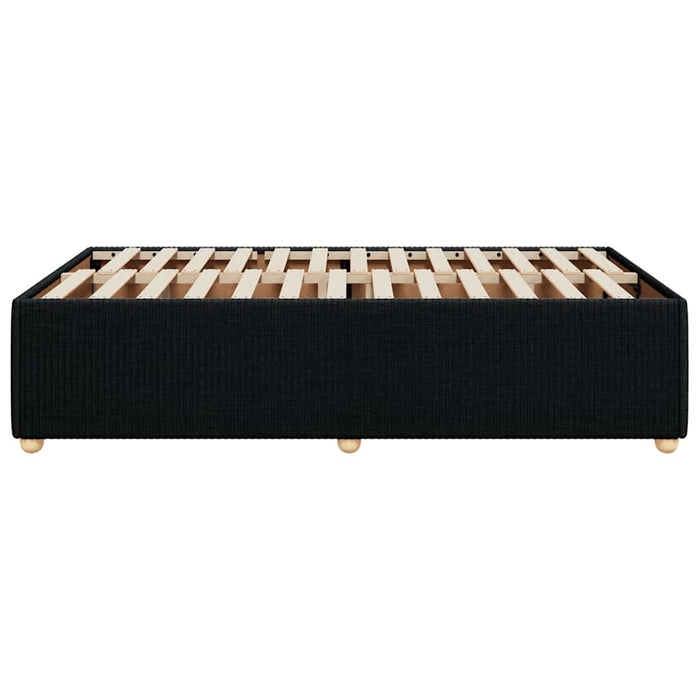 Cadru de pat fără saltea, negru, 120x200 cm, textil - WALTI WALTI