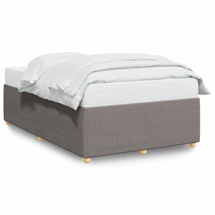 Cadru de pat fără saltea, gri taupe, 120x200 cm, textil - WALTI WALTI