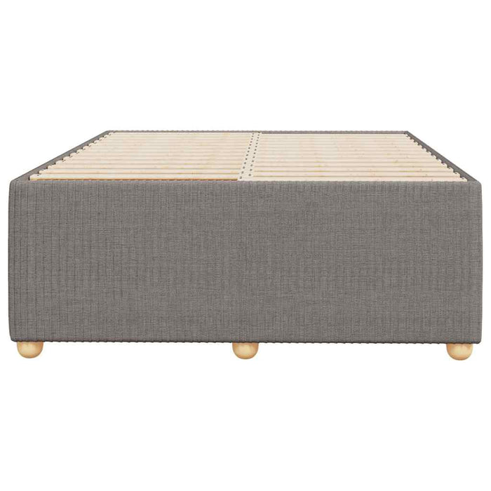 Cadru de pat fără saltea, gri taupe, 120x200 cm, textil - WALTI WALTI
