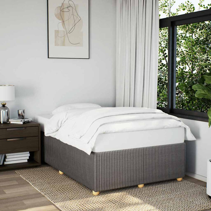 Cadru de pat fără saltea, gri taupe, 120x200 cm, textil - WALTI WALTI