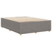 Cadru de pat fără saltea, gri taupe, 140x190 cm, textil - WALTI WALTI