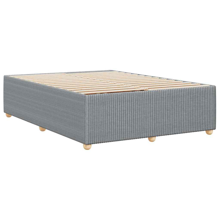 Cadru de pat fără saltea, gri deschis, 140x200 cm, textil - WALTI WALTI
