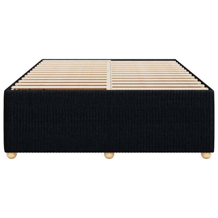 Cadru de pat fără saltea, negru, 140x200 cm, textil - WALTI WALTI