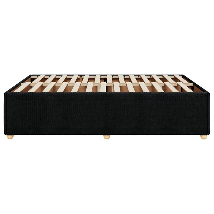 Cadru de pat fără saltea, negru, 140x200 cm, textil - WALTI WALTI