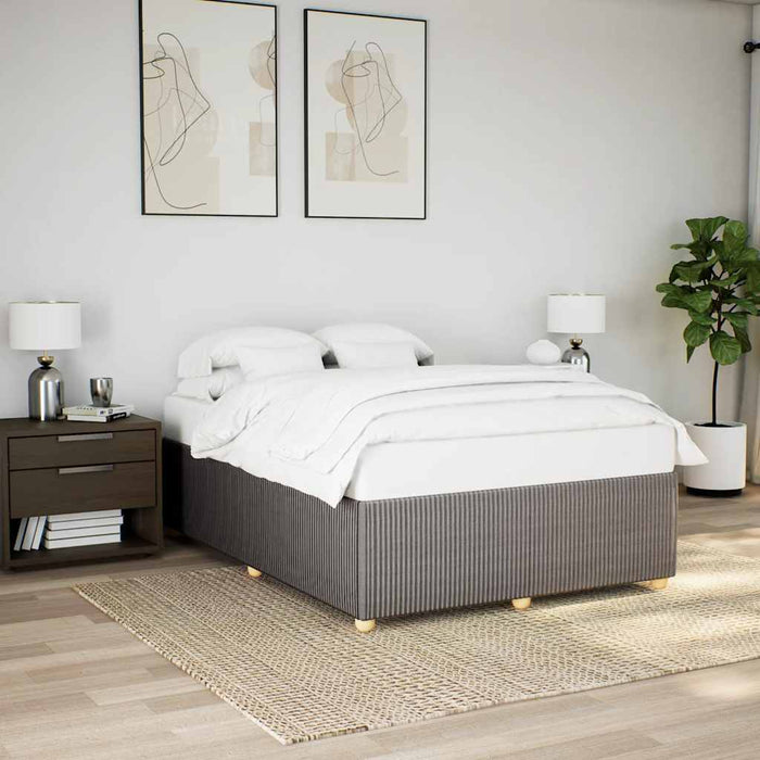 Cadru de pat fără saltea, gri taupe, 140x200 cm, textil - WALTI WALTI