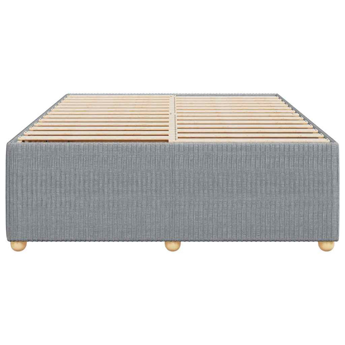 Cadru de pat fără saltea, gri deschis, 160x200 cm, textil WALTI