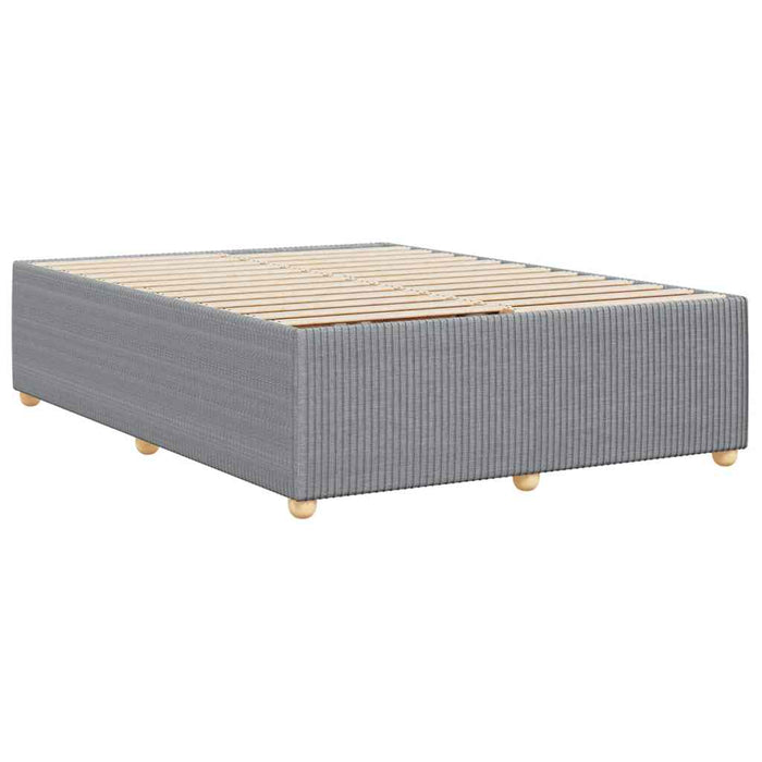 Cadru de pat fără saltea, gri deschis, 160x200 cm, textil WALTI