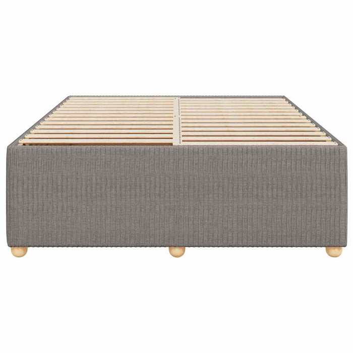 Cadru de pat fără saltea, gri taupe, 160x200 cm, textil - WALTI WALTI