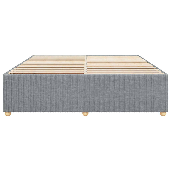 Cadru de pat fără saltea, gri deschis, 180x200 cm, textil - WALTI WALTI