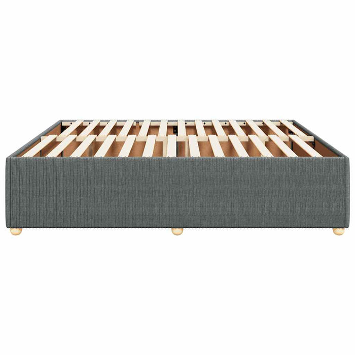 Cadru de pat fără saltea, gri închis, 180x200 cm, textil - WALTI WALTI