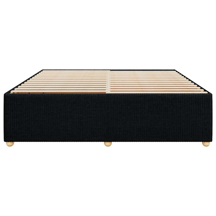 Cadru de pat fără saltea, negru, 180x200 cm, textil - WALTI WALTI