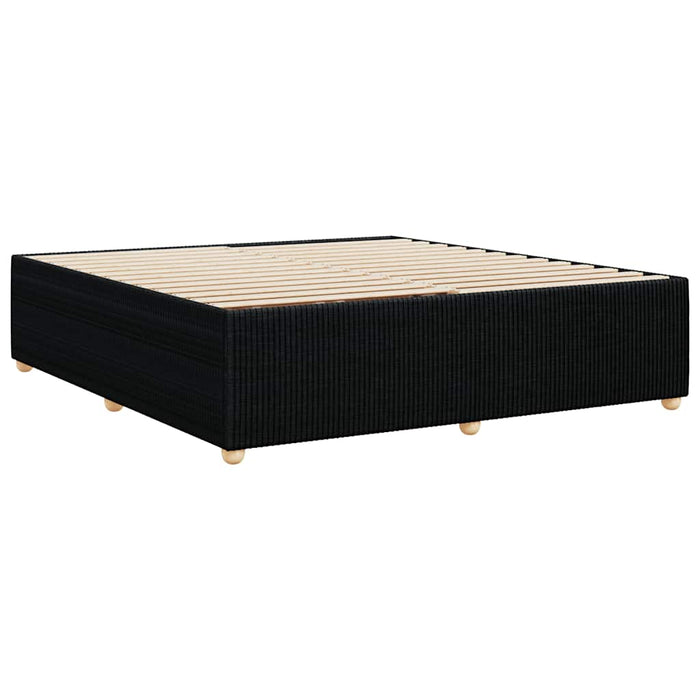 Cadru de pat fără saltea, negru, 180x200 cm, textil - WALTI WALTI
