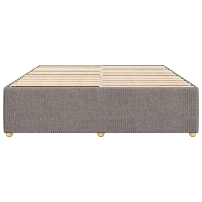 Cadru de pat fără saltea, gri taupe, 180x200 cm, textil - WALTI WALTI