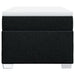 Pat box spring cu saltea, negru, 80x200 cm, textil - WALTI WALTI